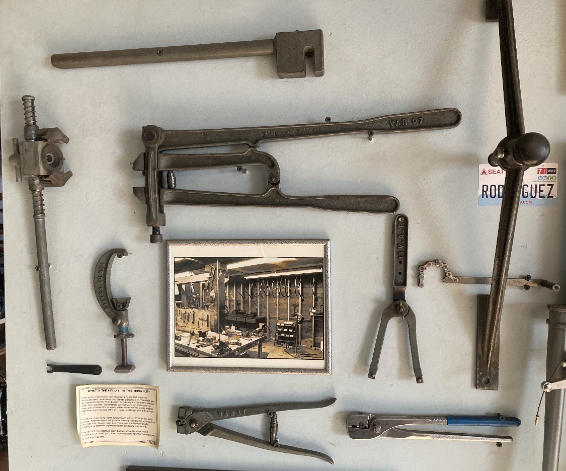 Old French bicycle repair tools
