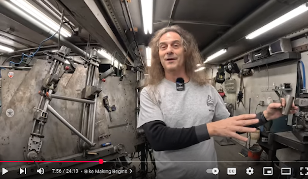 Dan shows off the shop